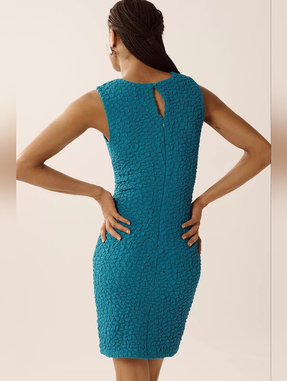 NWT Anthropologie Textured Mini Shift Dress - Picture 3 of 6